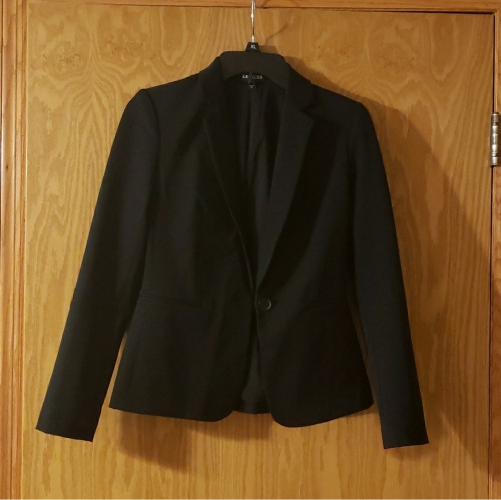 Express Black Blazer Jacket - Picture 4 of 9